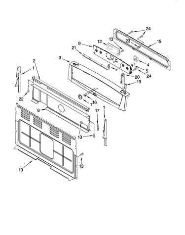 Control panel parts