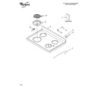 Whirlpool WERP3120PQ3 cooktop parts diagram