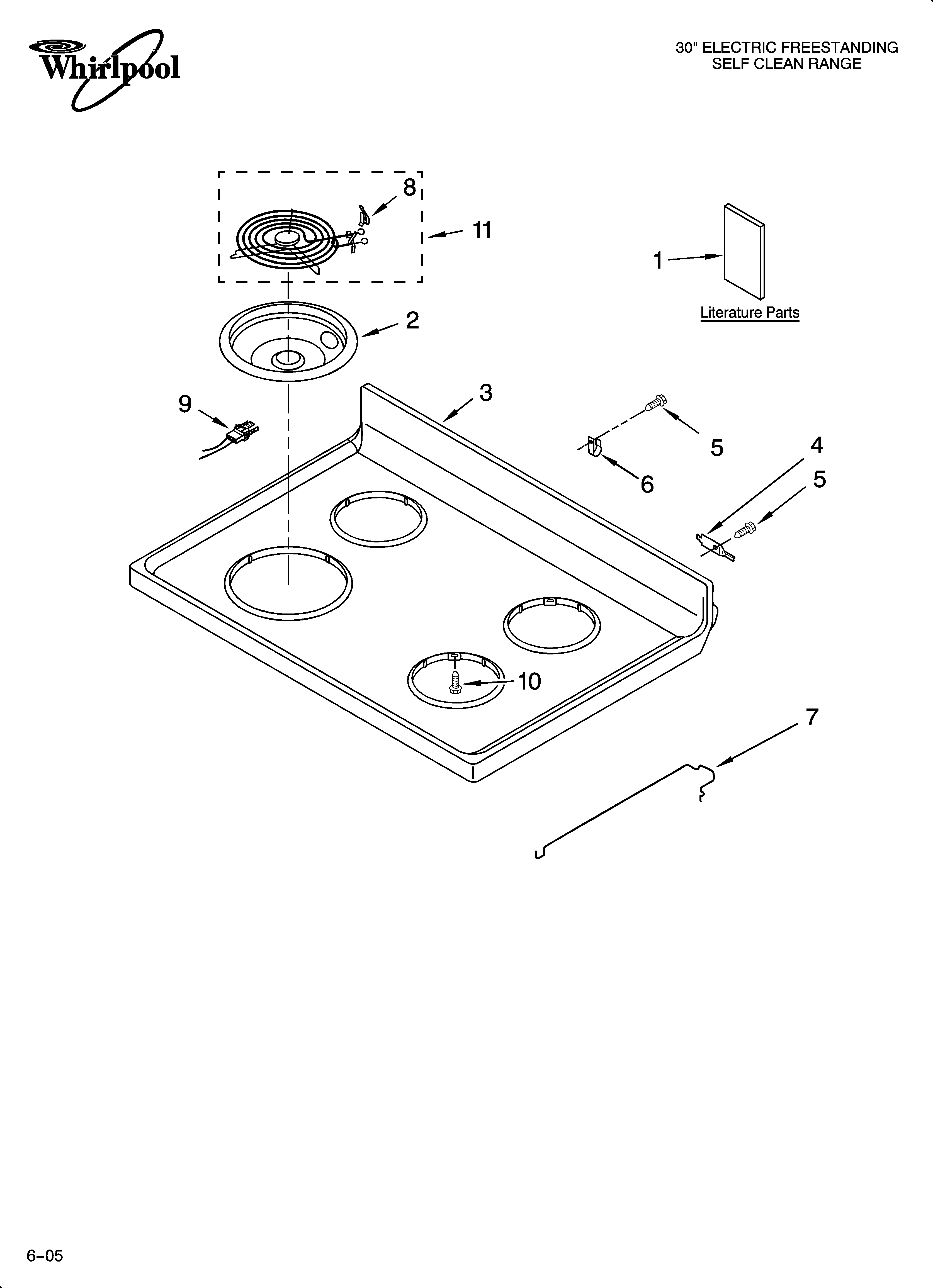 Cooktop parts