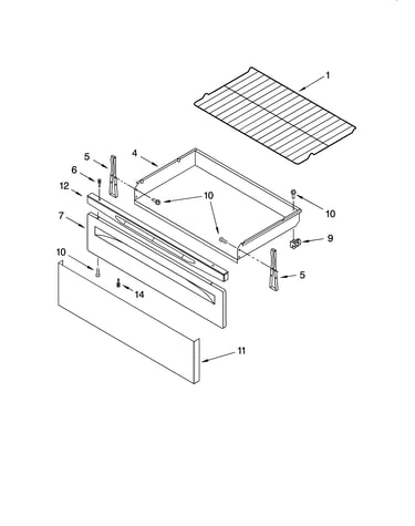 Drawer & broiler parts