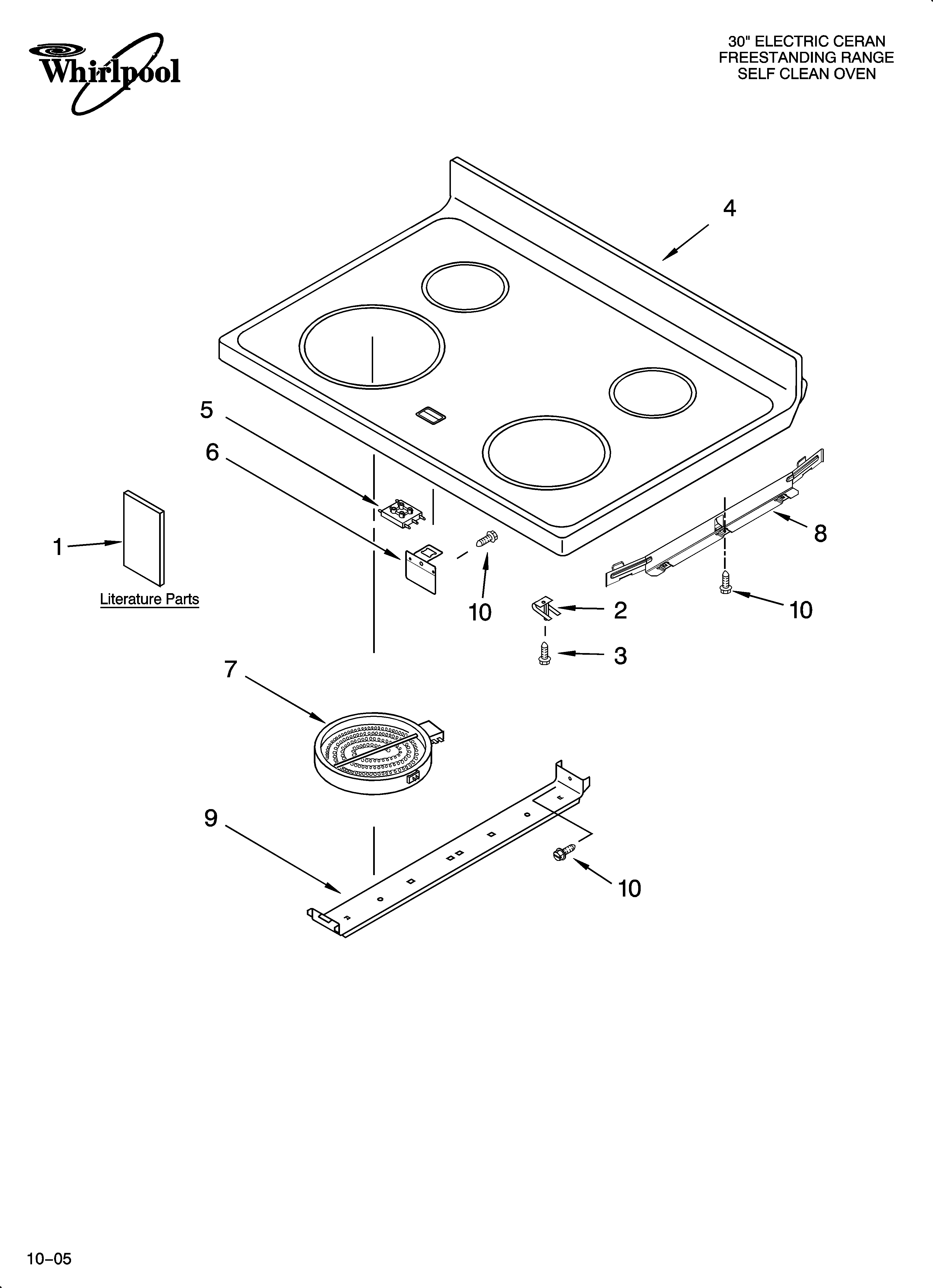 Cooktop parts