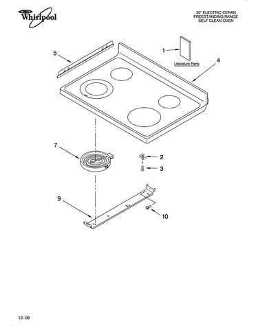 Cooktop parts