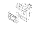 Whirlpool WERP4110SS0 control panel parts diagram