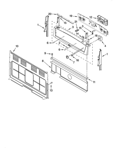 Control panel parts