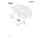 Whirlpool WERP4120PQ3 cooktop parts diagram