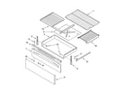 Whirlpool WERP4120SB0 drawer & broiler parts diagram