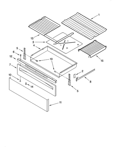 Drawer & broiler parts