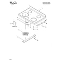 Whirlpool WERP4210PQ3 cooktop parts diagram