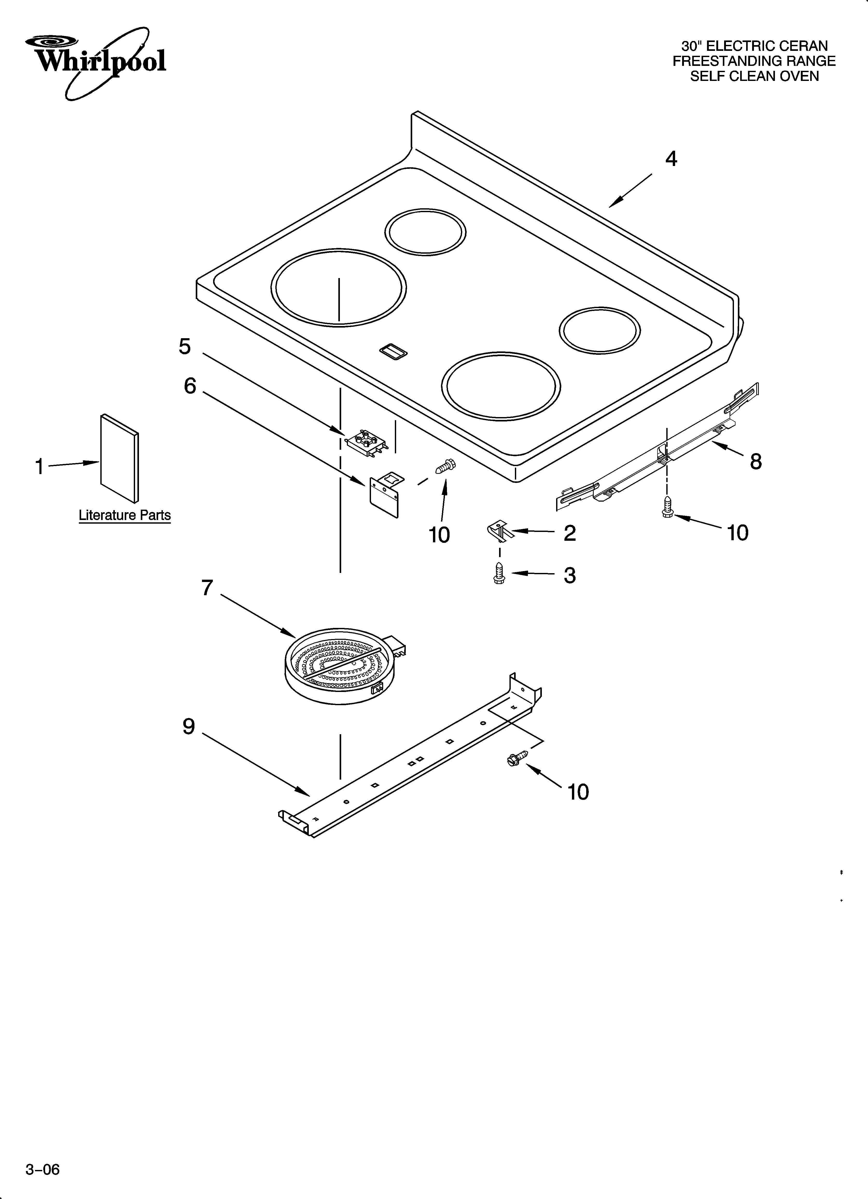 Cooktop parts