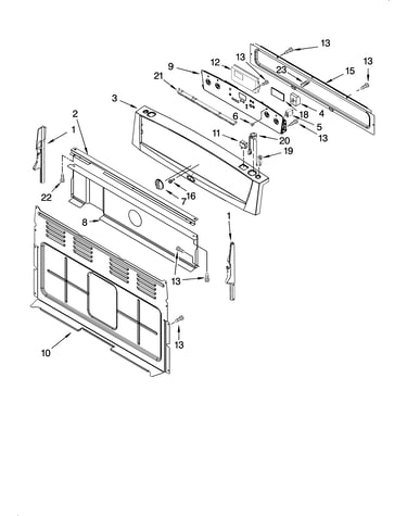 Control panel parts