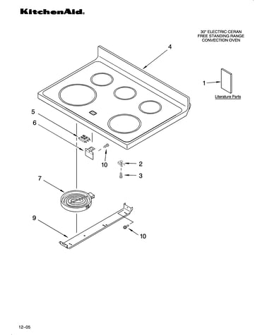 Cooktop parts
