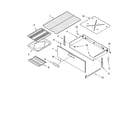KitchenAid YKERA205PW1 drawer & broiler parts, optional parts diagram