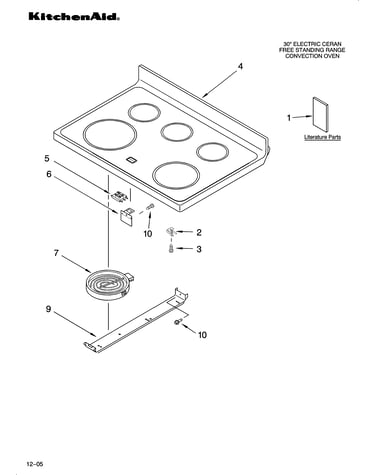 Cooktop parts