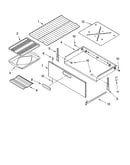 Drawer & broiler parts, optional parts