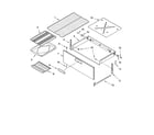 KitchenAid YKERA205PW4 drawer & broiler parts, optional parts diagram