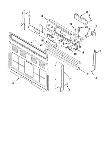 Control panel parts