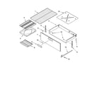 KitchenAid YKERI203PT1 drawer & broiler parts, optional parts diagram