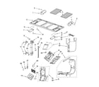 KitchenAid YKHMS175MW1 interior and ventilation parts diagram