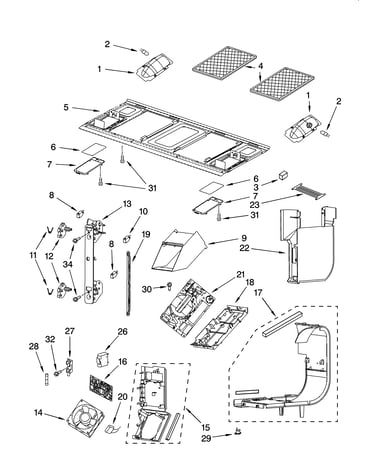 Interior and ventilation parts