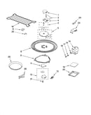 Magnetron and turntable parts