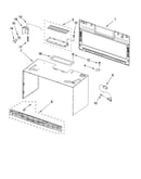 Cabinet and installation parts