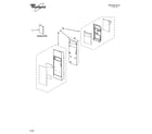 Whirlpool YMH1170XSQ0 control panel parts diagram