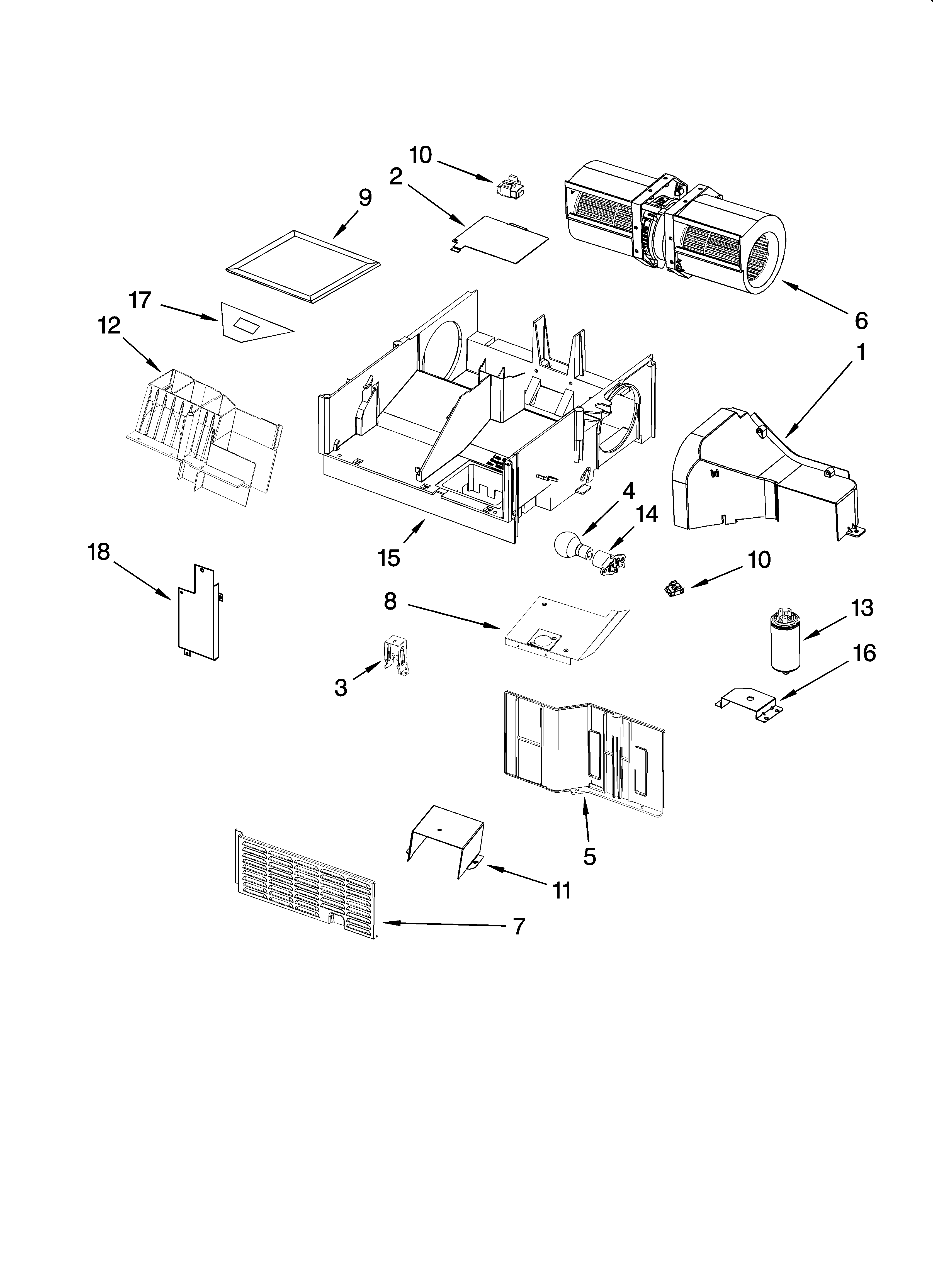 Air flow parts