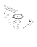 Magnetron and turntable parts