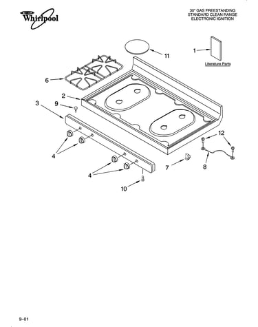 Cooktop parts