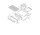 Whirlpool YSF315PEKW0 oven & broiler parts diagram