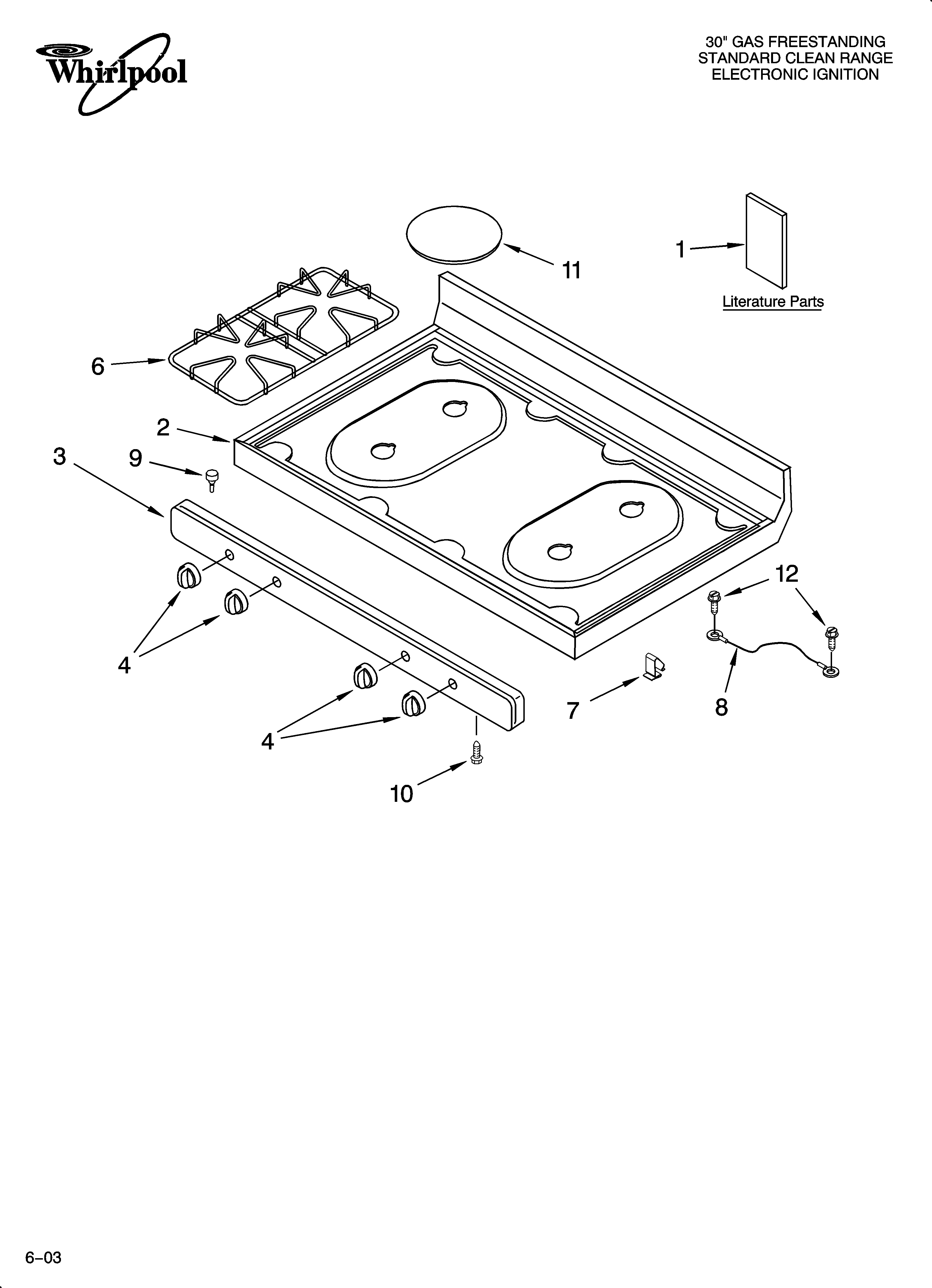 COOKTOP PARTS