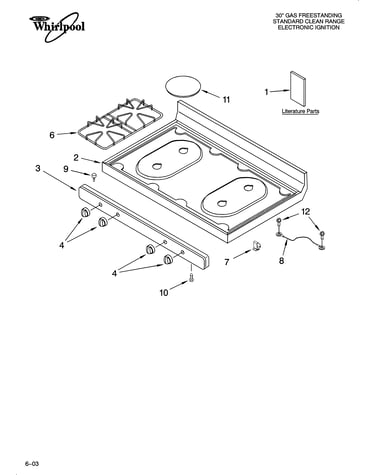Cooktop parts