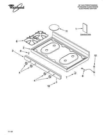 Cooktop parts