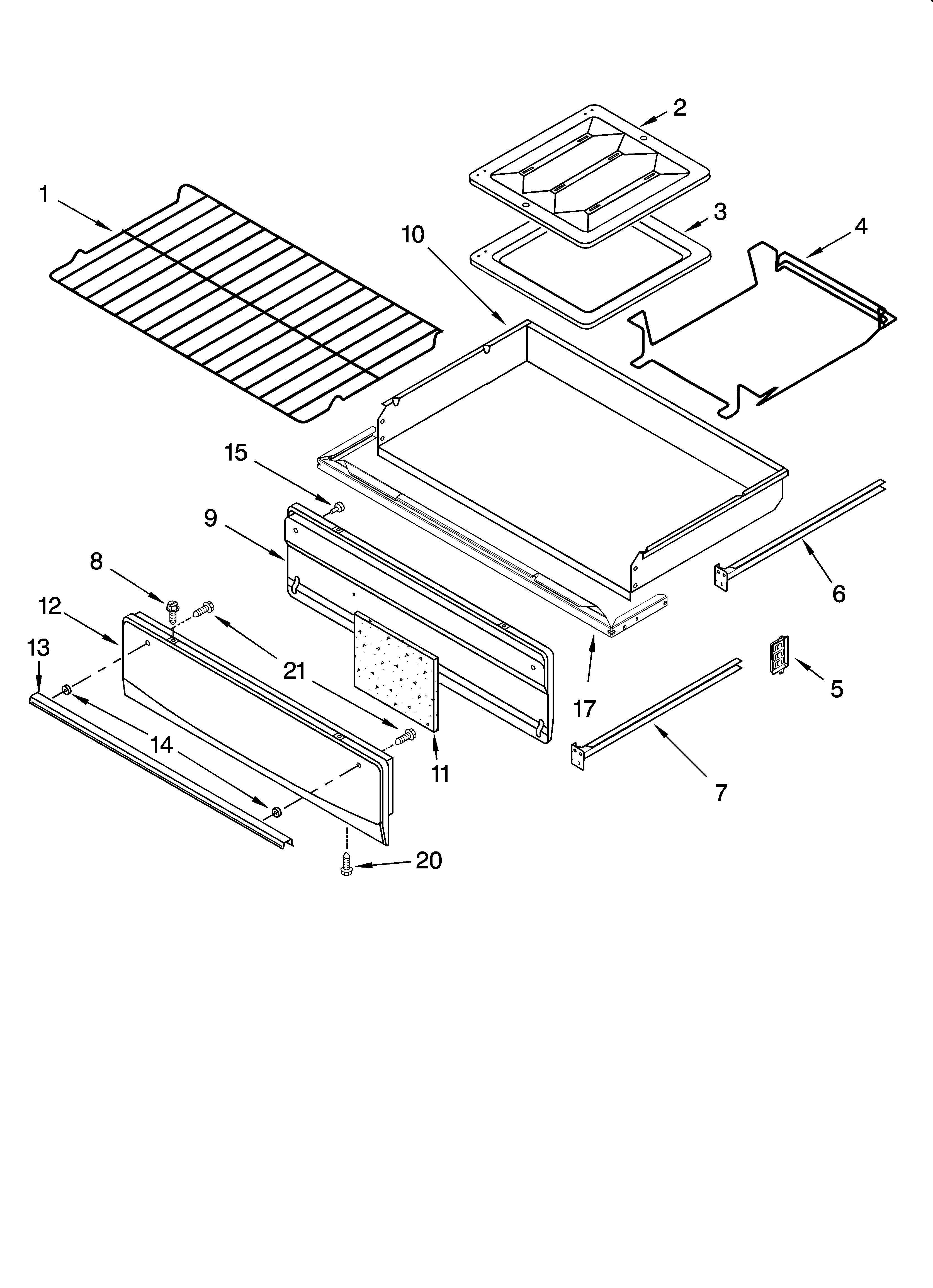 Oven & broiler parts