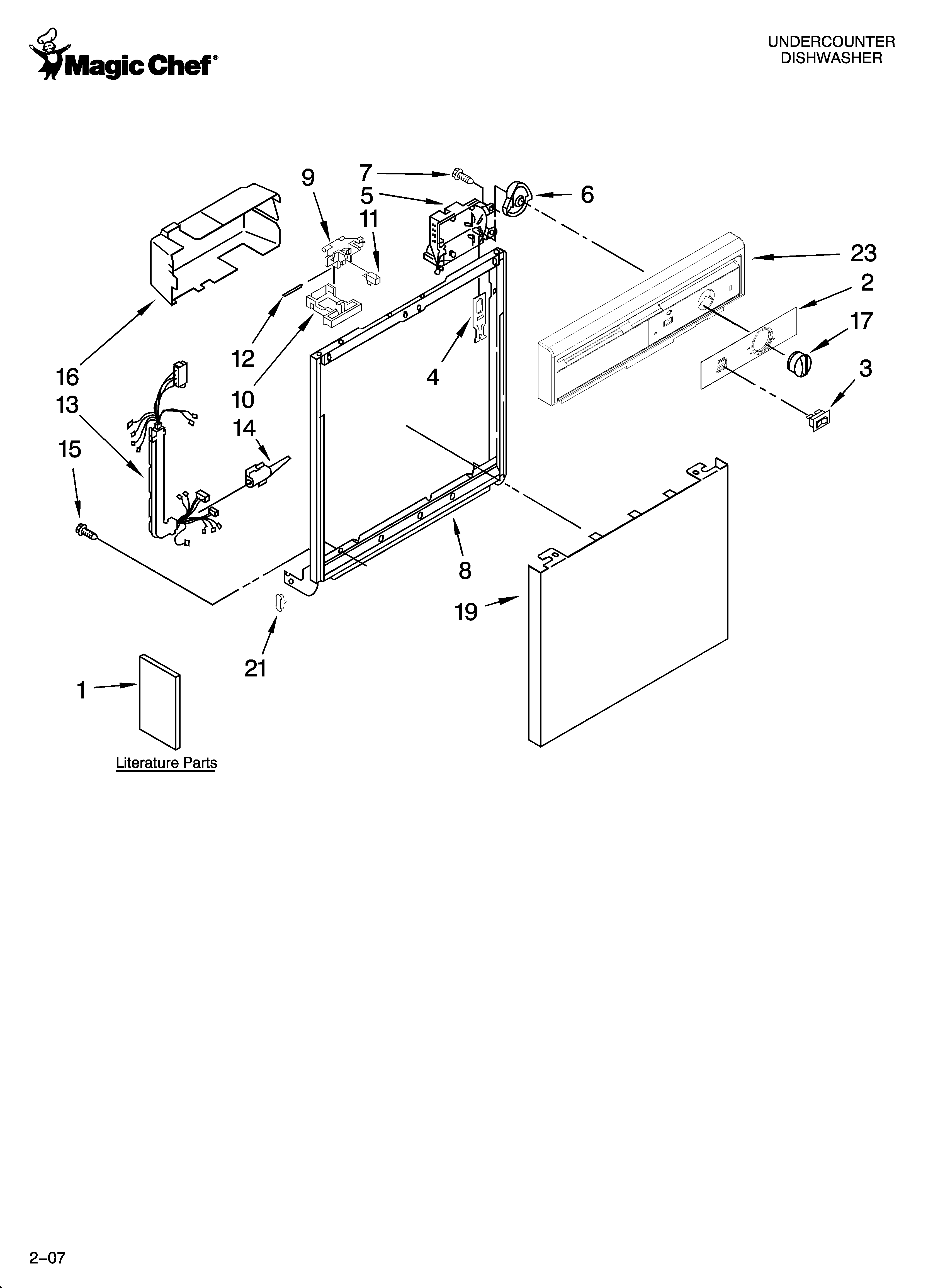 Frame and console parts