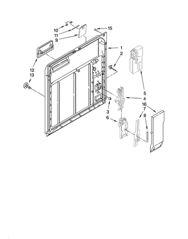 Inner door parts