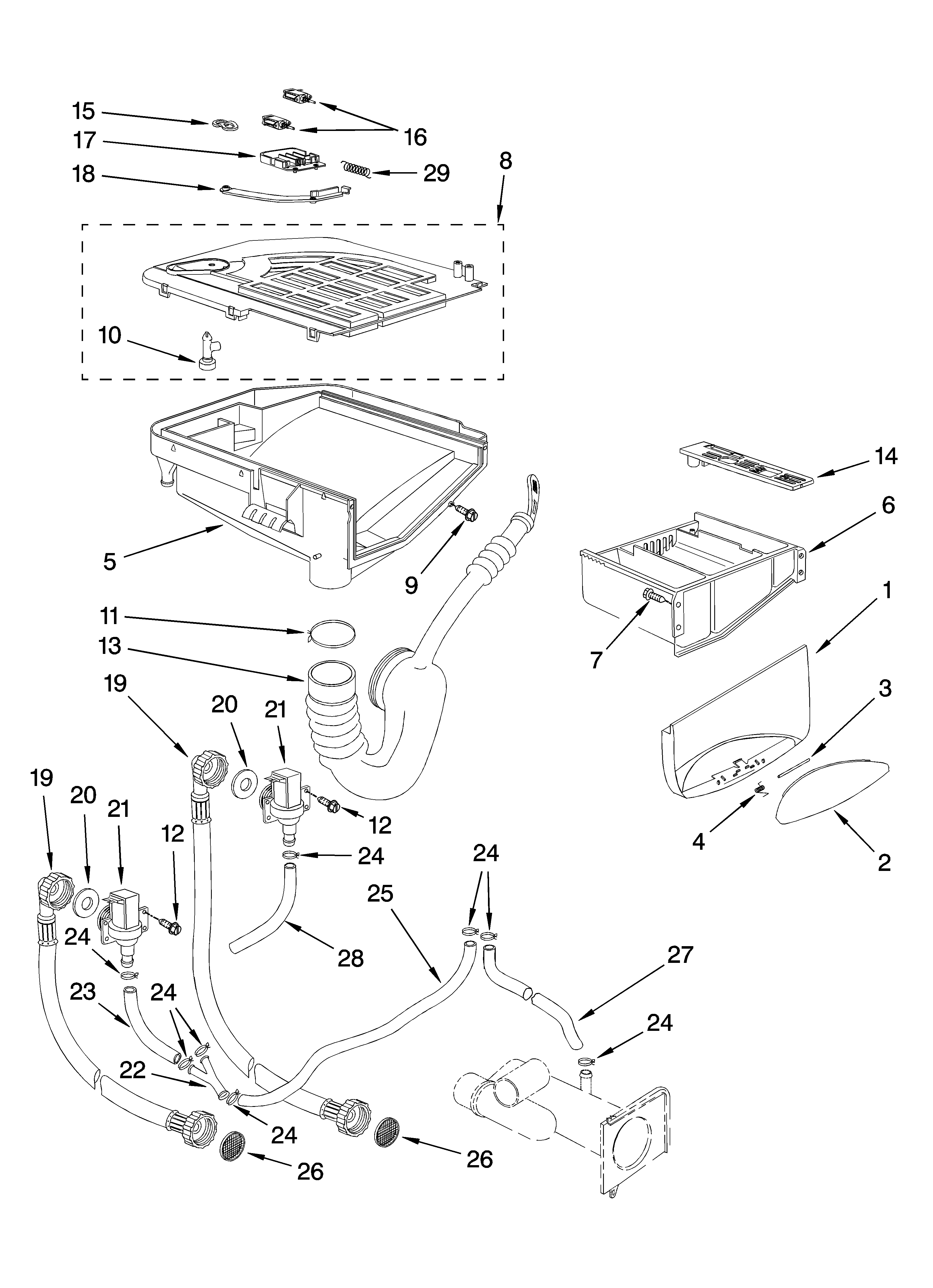 DISPENSER PARTS