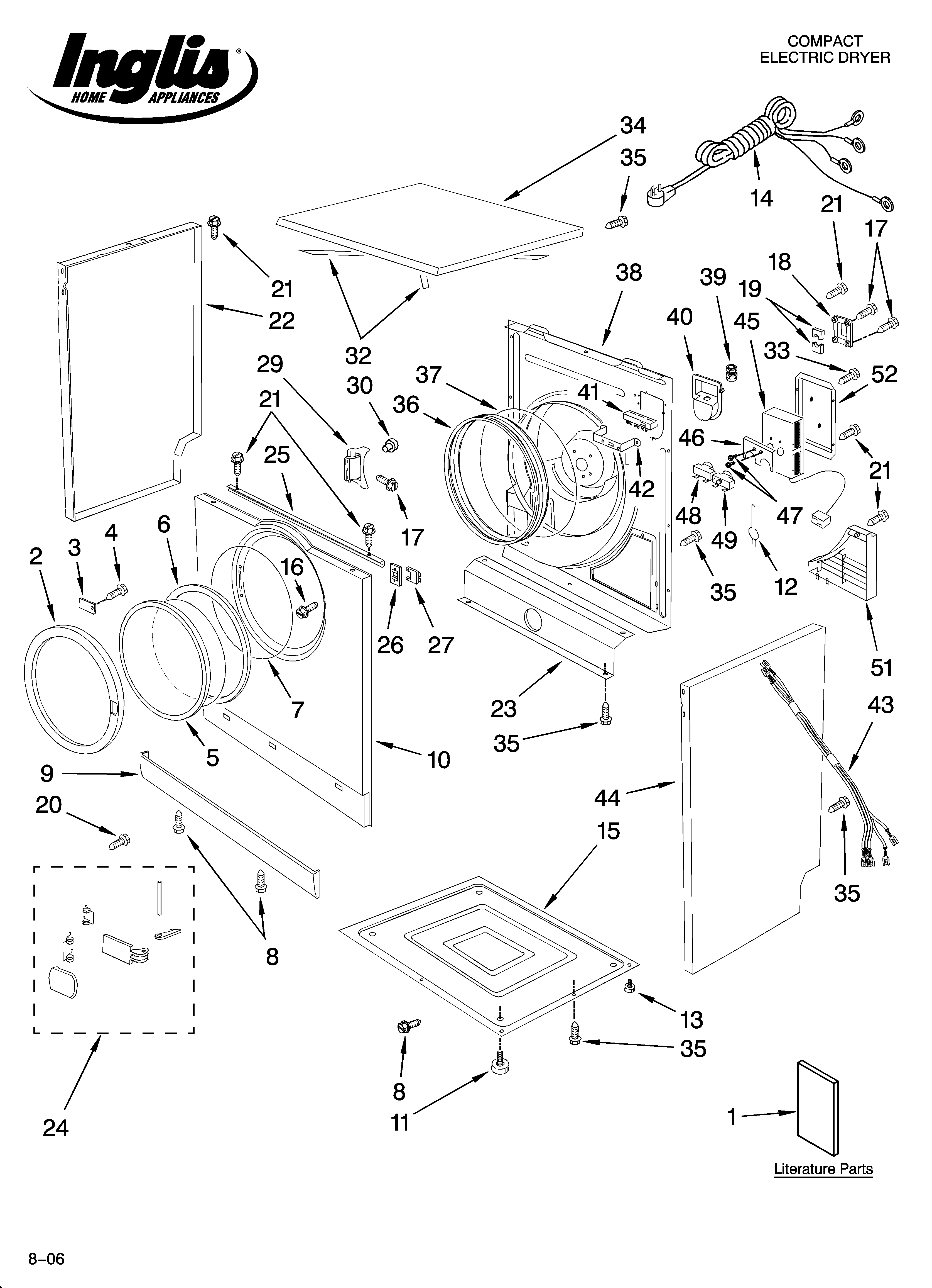 Cabinet and door parts