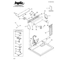 Inglis IGD4100SQ0 top and console parts diagram