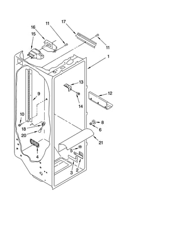 Refrigerator liner parts