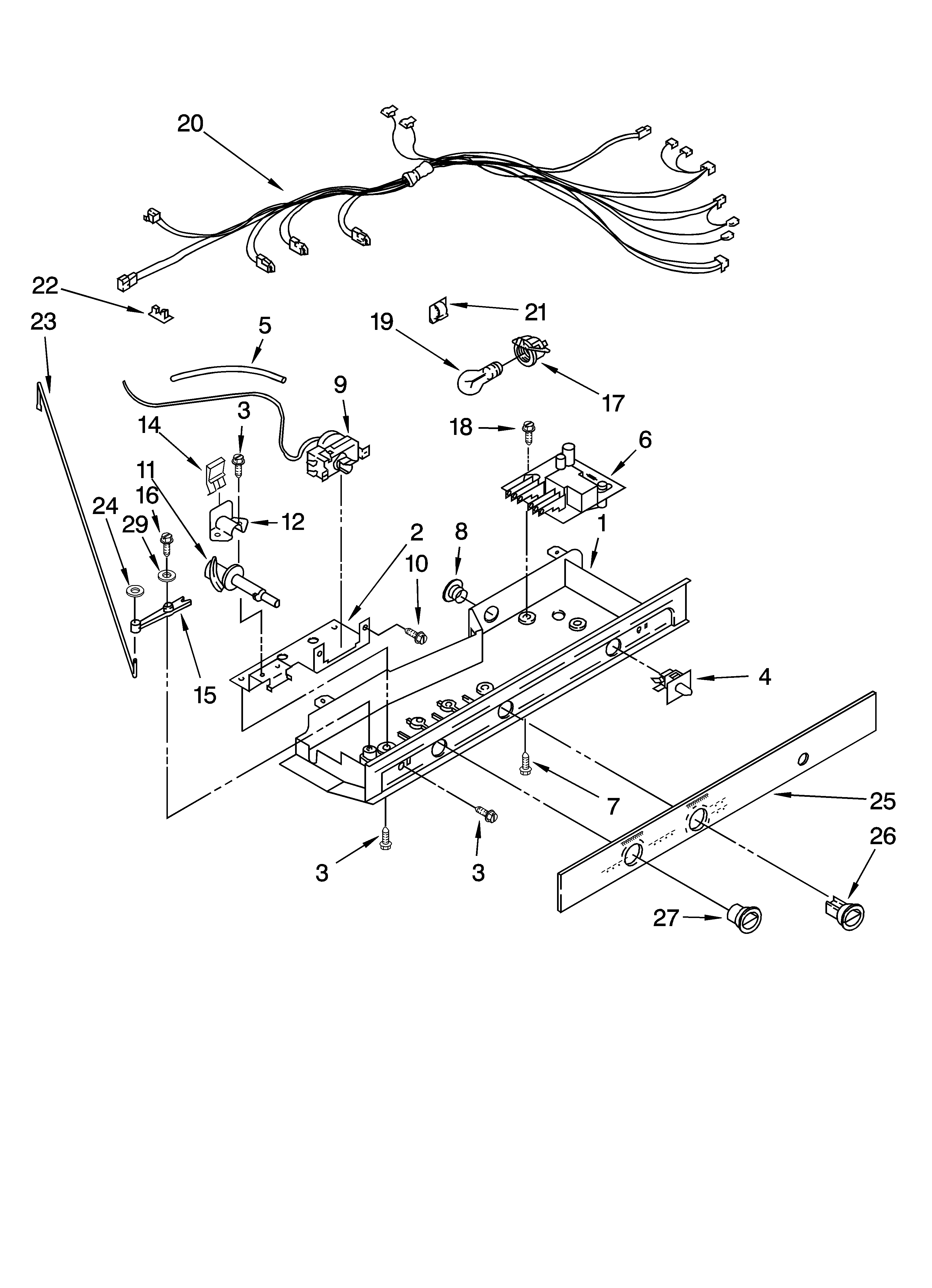Control parts, optional parts