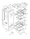 Refrigerator liner parts