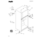 Inglis IKT162300 cabinet parts diagram