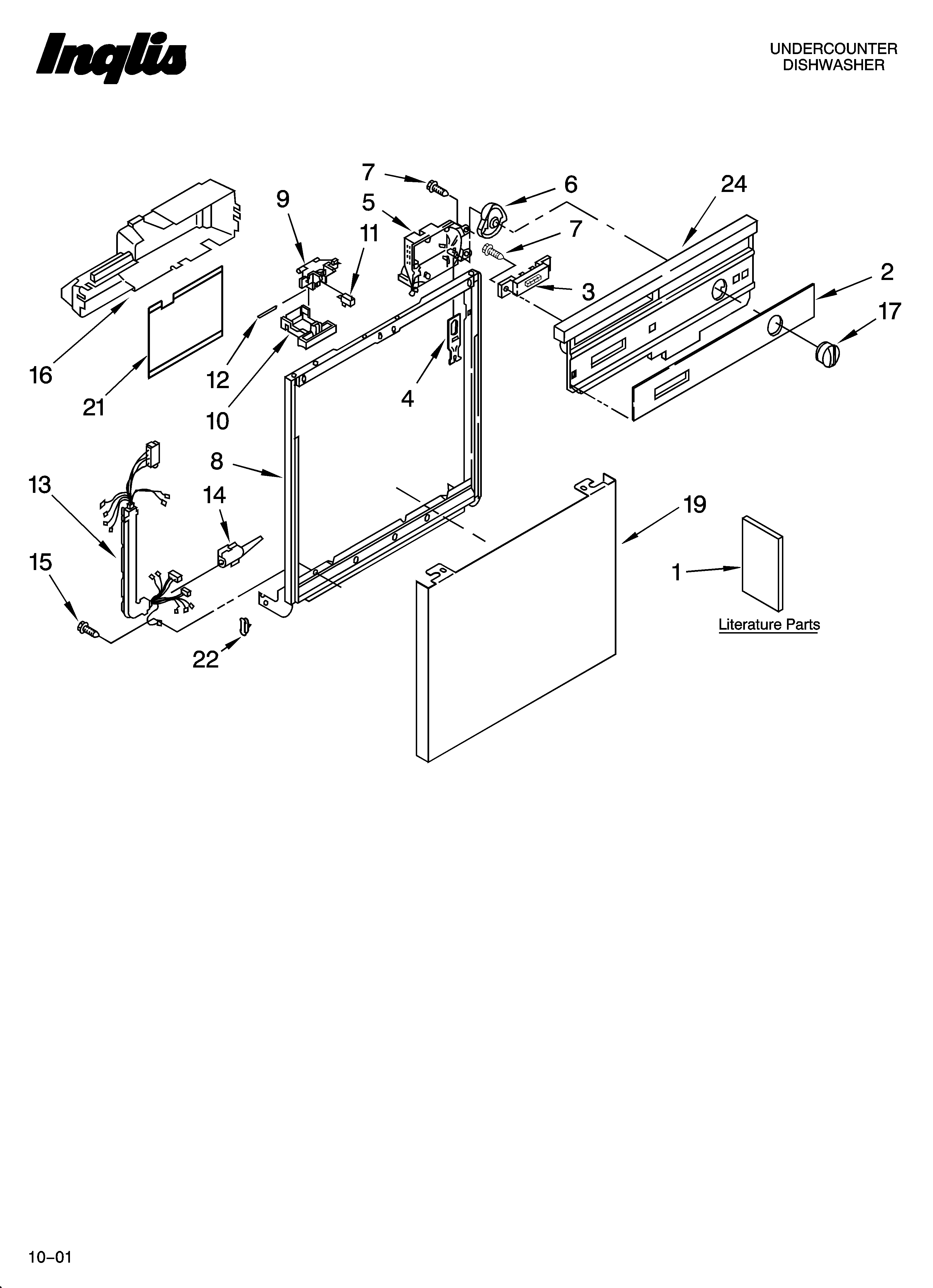 Frame and console parts