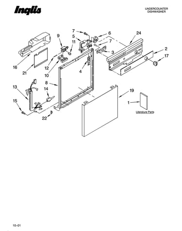 Frame and console parts