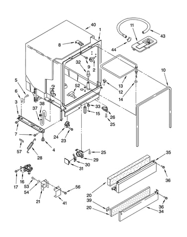 Tub assembly parts