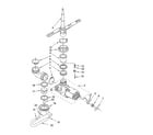 Inglis IKU25260 pump and spray arm parts diagram