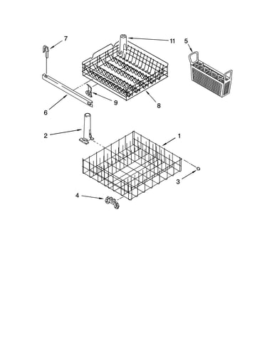Dishrack parts