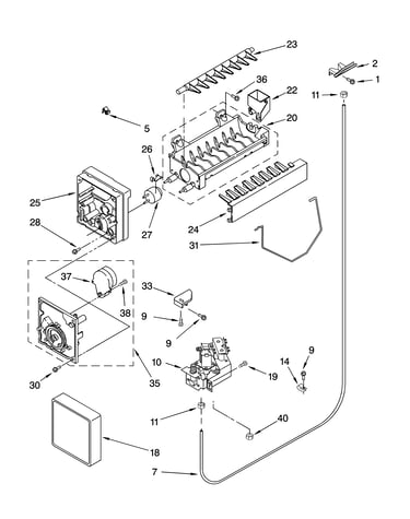 Icemaker parts, optional parts