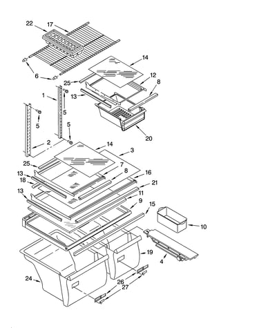 Shelf parts, optional parts